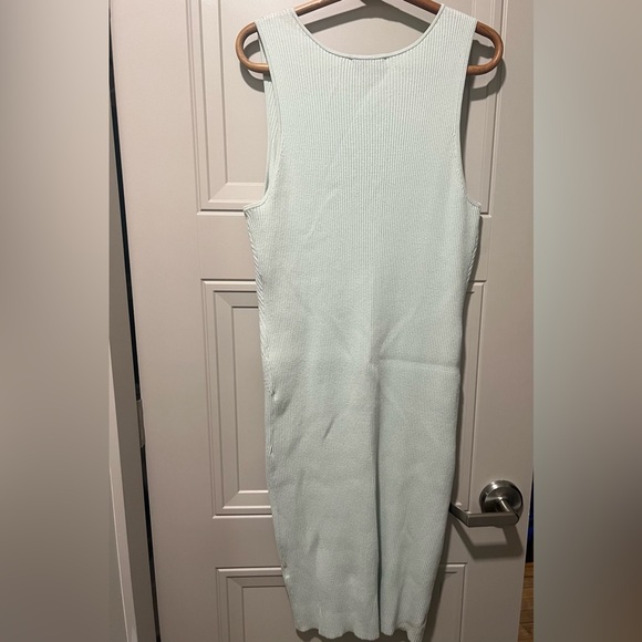 Express Knit Baby Blue Dress - Picture 4 of 4
